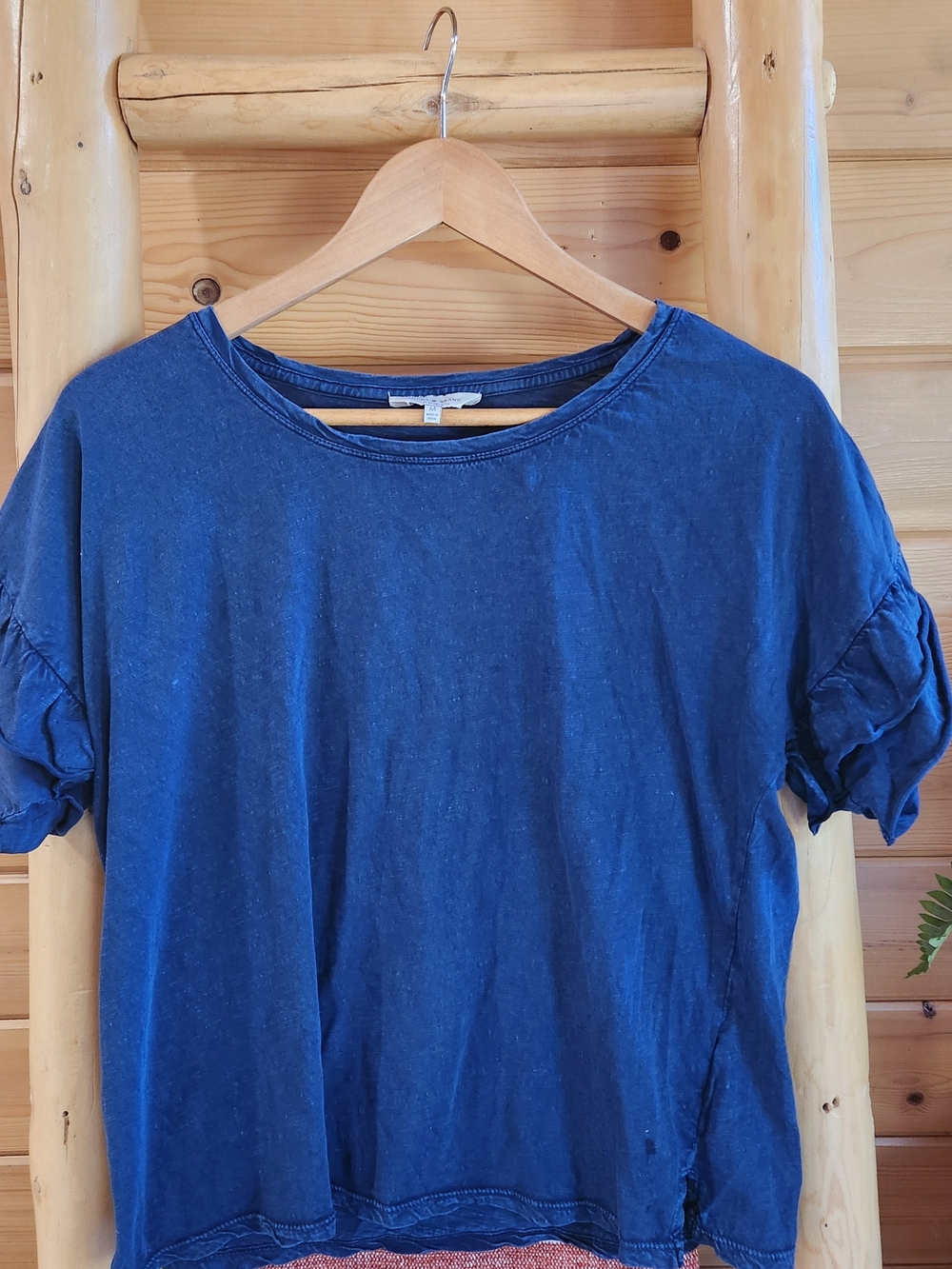 Lucky Brand Washed Indigo Short-Sleeve Tee